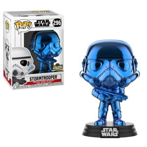 Star Wars Stormtrooper Blue Chrome Exclusive Funko Pop! Vinyl Figure