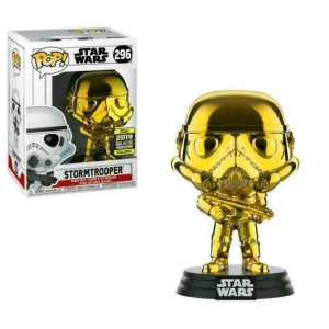 Star Wars Stormtrooper Gold Chrome Exclusive Funko Pop! Vinyl Figure