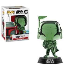 Star Wars Boba Fett Green Chrome Exclusive Funko Pop! Vinyl Figure