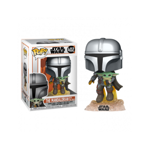 Star Wars Mandalorian with The Child Flying Funko Pop! Vinyl Figure