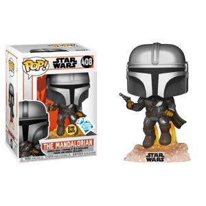 Star Wars The Mandalorian Jet Pack GITD Exclusive Funko Pop! Vinyl Figure