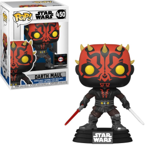 Star Wars Darth Maul Lightsaber & Darksaber Exclusive Funko Pop! Vinyl Figure