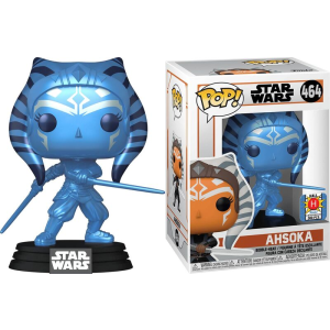 Star Wars Ahsoka Blue Chrome Exclusive Funko Pop! Vinyl Figure