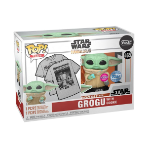 Star Wars Grogu with Cookies Flocked Funko Pop! Vinyl Figure