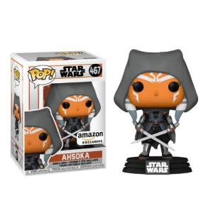 Star Wars Ahsoka Hooded with Dual Sabers Exclusive Funko Pop! Vinyl Figure