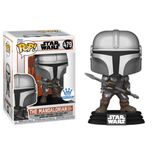 Star Wars The Mandalorian with Beskar Staff Exclusive Funko Pop! Vinyl Figure