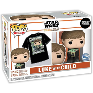 Star Wars Luke Skywalker with Grogu Sandy Shoes Funko Pop! Vinyl Figure