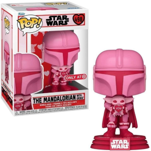 Star Wars The Mandalorian with Grogu Valentines Funko Pop! Vinyl Figure