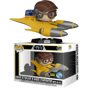 Star Wars Anakin Skywalker in Naboo Starfighter with R2-D2 Exclusive Funko Pop! Vinyl Figure