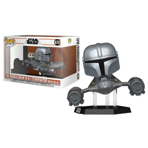 Star Wars The Mandalorian in N-1 Starfighter with R5-D4 Exclusive Funko Pop! Vinyl Figure