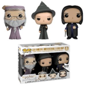 Harry Potter Albus Dumbledore Minerva McGonagall & Severus Snape Exclusive Funko Pop! Vinyl Figure