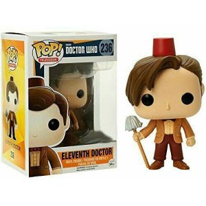 Doctor Who Eleventh Doctor with Mop and Fez Funko Pop! Vinyl Figure