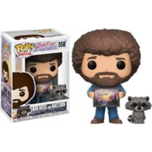 Bob Ross: The Joy of Painting Bob Ross With Raccoon Funko Pop! Vinyl Figure