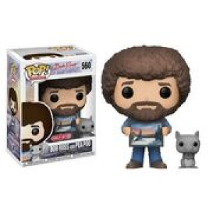 Bob Ross: The Joy of Painting Bob Ross With Pea Pod The Squirrel Funko Pop! Vinyl Figure