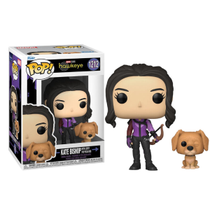 Marvel Studios' Hawkeye Kate Bishop with Lucky the Pizza Dog Funko Pop! Vinyl Figure