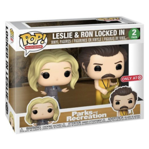 Parks and Recreation Leslie & Ron Locked In Funko Pop! Vinyl Figure