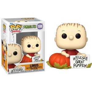 Peanuts: It's The Great Pumpkin Charlie Brown Linus Van Pelt With Sign Funko Pop! Vinyl Figure