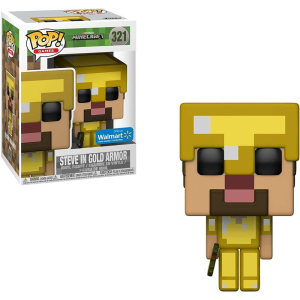 Minecraft Steve in Gold Armor Funko Pop! Vinyl Figure