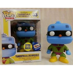 Hanna Barbera Frankenstein Jr. & The Impossibles Frankenstein Jr. GITD Gemini Collectibles Exclusive Funko Pop! Vinyl Figure