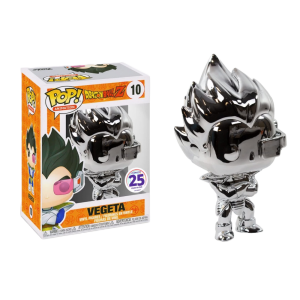 Dragon Ball Z Silver Chrome Vegeta FUNimation Exclusive Funko Pop! Vinyl Figure