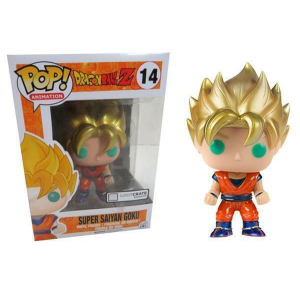 Dragon Ball Z Super Saiyan Goku Metallic LootCrate Exclusive Funko Pop! Vinyl Figure