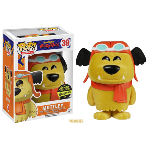 Hanna Barbera Wacky Races Muttley Flocked Gemini Collectibles Exclusive Funko Pop! Vinyl Figure