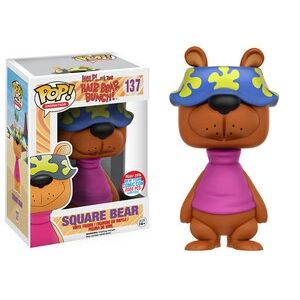 Help!... It's the Hair Bear Bunch! Square Bear Funko Pop! Vinyl Figure