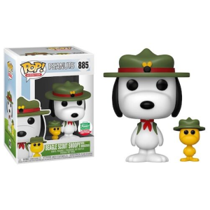 Peanuts Beagle Scout Snoopy W/ Woodstock Funko Pop! Vinyl Figure