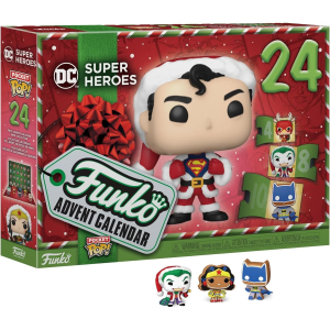 DC Comics Funko Pocket Pop! Advent Calendar 24 Collectible Mini Figures