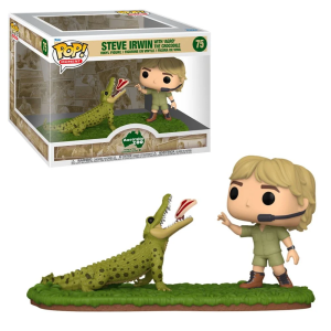 Funko Pop! Moment: Australia Zoo Steve Irwin with Agro the Crocodile #75